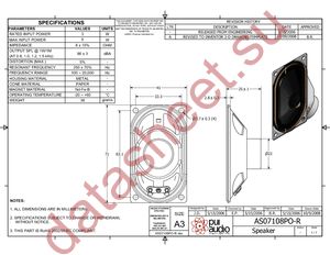 AS07108PO-R datasheet  